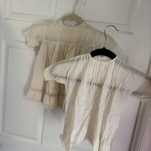 Victorian Christening or Baptism Gown and Dress Lot of‎ 2